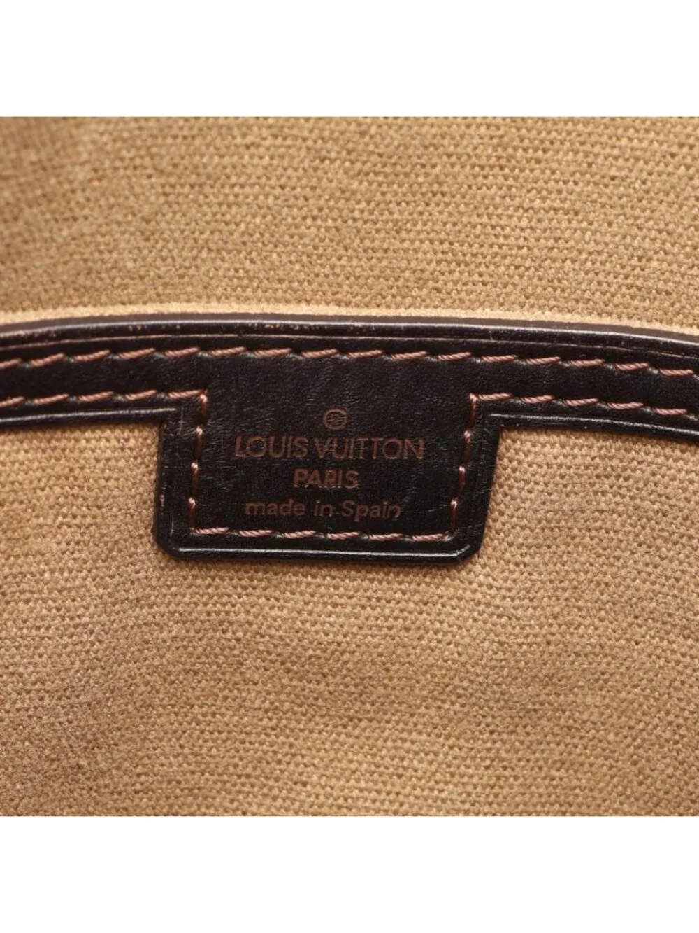 Louis Vuitton Shoulder Bag Sac Plat Utah Cafe Leather Sac